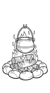 imprimer coloriage Amérindiens gratuit