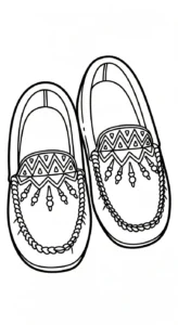 coloriage Amérindiens gratuit à imprimer