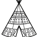 coloriage Amérindiens à imprimer gratuitement pdf