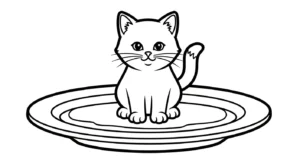 coloriage Chaton pour enfant de 8 ans