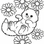 coloriage Chaton et dessin a imprimer