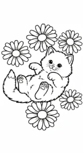coloriage Chaton et dessin a imprimer