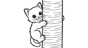 coloriage Chaton à imprimer a4