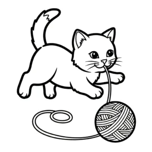 coloriage Chaton à imprimer pour enfants