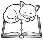 coloriage Chaton à imprimer pour enfant de 12 ans
