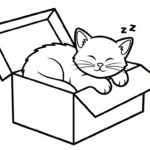 coloriage Chaton à imprimer pour enfant de 9 ans