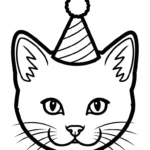 coloriage Chaton à imprimer kawaii