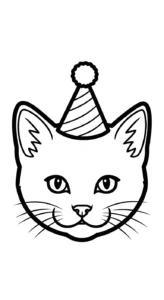 coloriage Chaton à imprimer kawaii