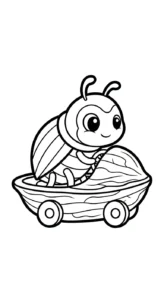coloriage Coleoptera pour enfant gratuit
