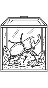 coloriage Coleoptera à imprimer gratuitement