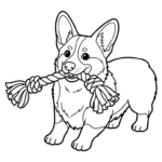 coloriage Corgi et dessins