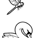 coloriage Cygne à imprimer pdf