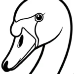 coloriage Cygne pour enfants à télécharger
