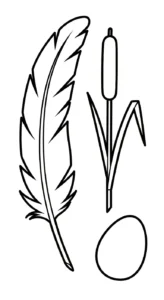 imprimer coloriage Cygne gratuit