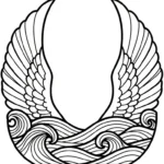 coloriage Cygne a imprimer