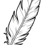 coloriage Cygne pour enfant de 2 ans