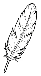 coloriage Cygne pour enfant de 2 ans