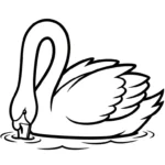 coloriage Cygne pour enfants à imprimer