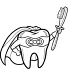 coloriage Dentiste pour enfant à imprimer