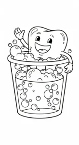 coloriage Dentiste à imprimer gratuitement pdf