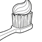 coloriage Dentiste à imprimer pour enfant de 2 ans