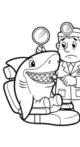 coloriage Dentiste pour enfant
