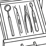 coloriage Dentiste à imprimer pdf gratuit