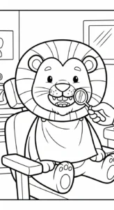 télécharger coloriage Dentiste gratuit