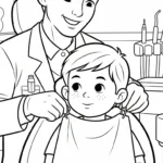 imprimer coloriage Dentiste