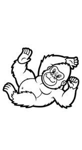 coloriage Gorille et dessins