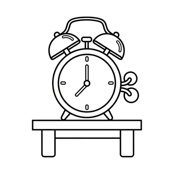 Tranh tô màu Horloge