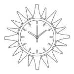 coloriage Horloge à imprimer pour enfants