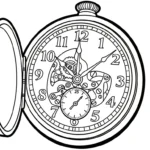 coloriage Horloge à imprimer gratuitement