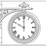coloriage Horloge en ligne pour enfant