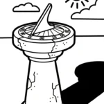 coloriage Horloge à imprimer gratuitement pdf