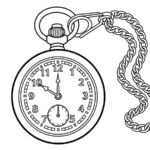 coloriage Horloge a colorier en ligne
