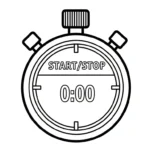 coloriage Horloge pour enfant gratuit