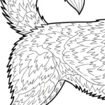 coloriage Husky gratuit à imprimer