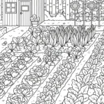 coloriage Jardin pour bebe a imprimer