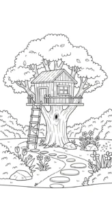 coloriage Jardin à imprimer a4