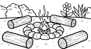 coloriage Jardin à imprimer gratuit