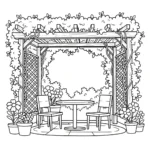 coloriage Jardin gratuit pour enfants