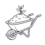 imprimer coloriage Jardin pour enfant