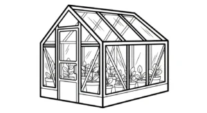 coloriage Jardin à imprimer pour enfant de 3 ans