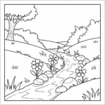 coloriage Jardin a dessiner et imprimer