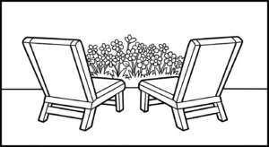 coloriage Jardin à imprimer pour enfant de 7 ans