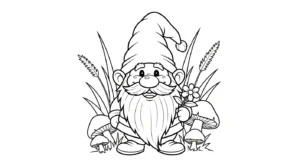 coloriage Jardin et dessin a imprimer
