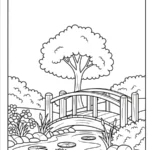 coloriage Jardin pour enfant de 5 ans