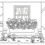 coloriage Jardin à imprimer pour enfant de 6 ans