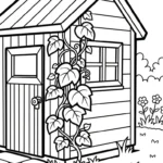coloriage Jardin pour enfants à télécharger